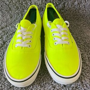 Vans Bright Yellow Canvas Sneakers Men’s Size 9